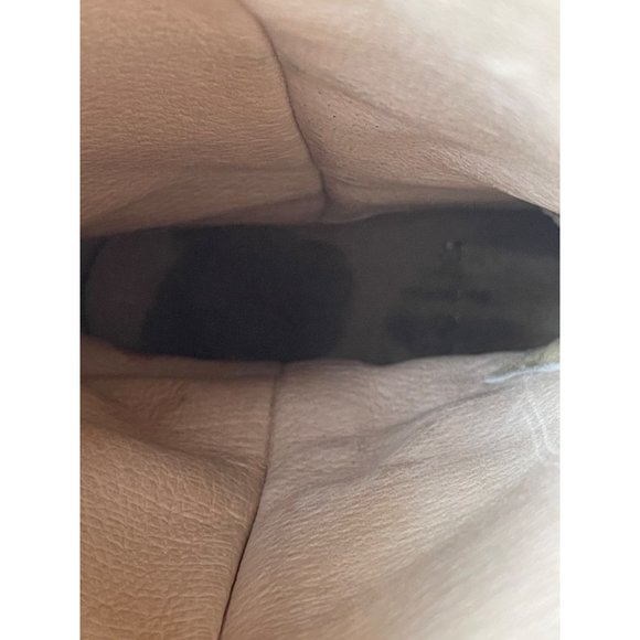 Vintage Western Mid Calf Suede & Leather Lizard Embossed Boots Light Tan Size 6 - Picture 9 of 10